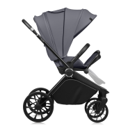 Lionelo Mika Plus 3en1 Grey Stone — carrito multifuncional con silla de coche