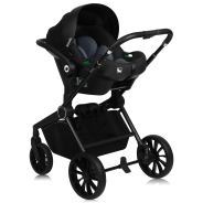 Lionelo Mika Plus 3en1 Grey Stone — carrito multifuncional con silla de coche