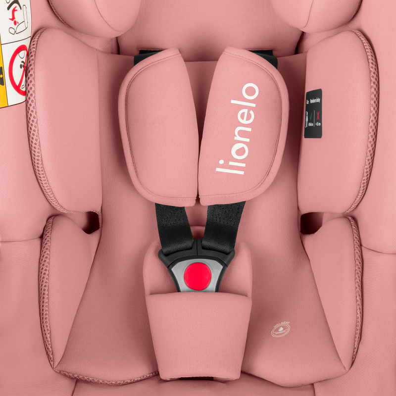 lionelo Astrid i-Size Pink Coral — Silla de coche