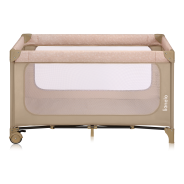 Lionelo Jasmin Easy Fold Beige Sand — cuna de viaje