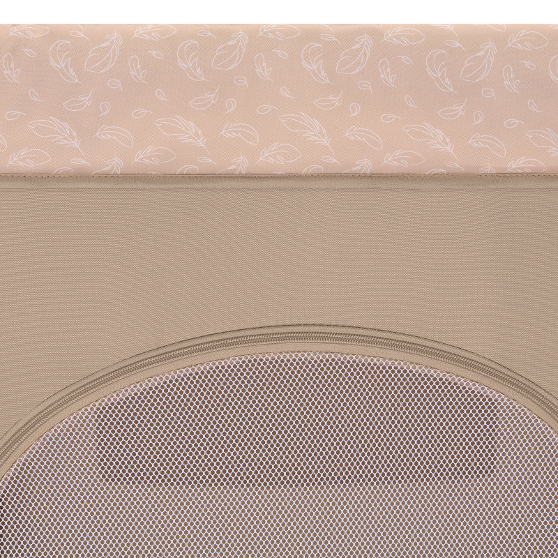 Lionelo Jasmin Easy Fold Beige Sand — cuna de viaje