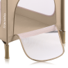 Lionelo Jasmin Easy Fold Beige Sand — cuna de viaje