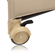 Lionelo Jasmin Easy Fold Beige Sand — cuna de viaje