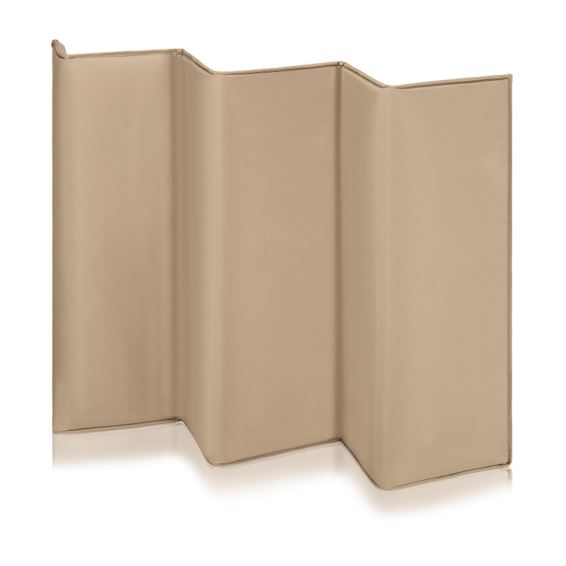 Lionelo Jasmin Easy Fold Beige Sand — cuna de viaje