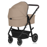 Lionelo Bianka 3en1 Beige Sand — carrito multifuncional con silla de coche