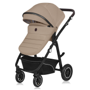 Lionelo Bianka 3en1 Beige Sand — carrito multifuncional con silla de coche