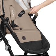 Lionelo Bianka 3en1 Beige Sand — carrito multifuncional con silla de coche