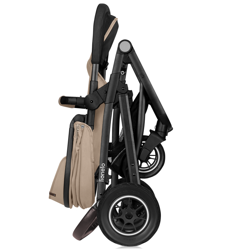 Lionelo Bianka 3en1 Beige Sand — carrito multifuncional con silla de coche