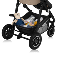 Lionelo Bianka 3en1 Beige Sand — carrito multifuncional con silla de coche