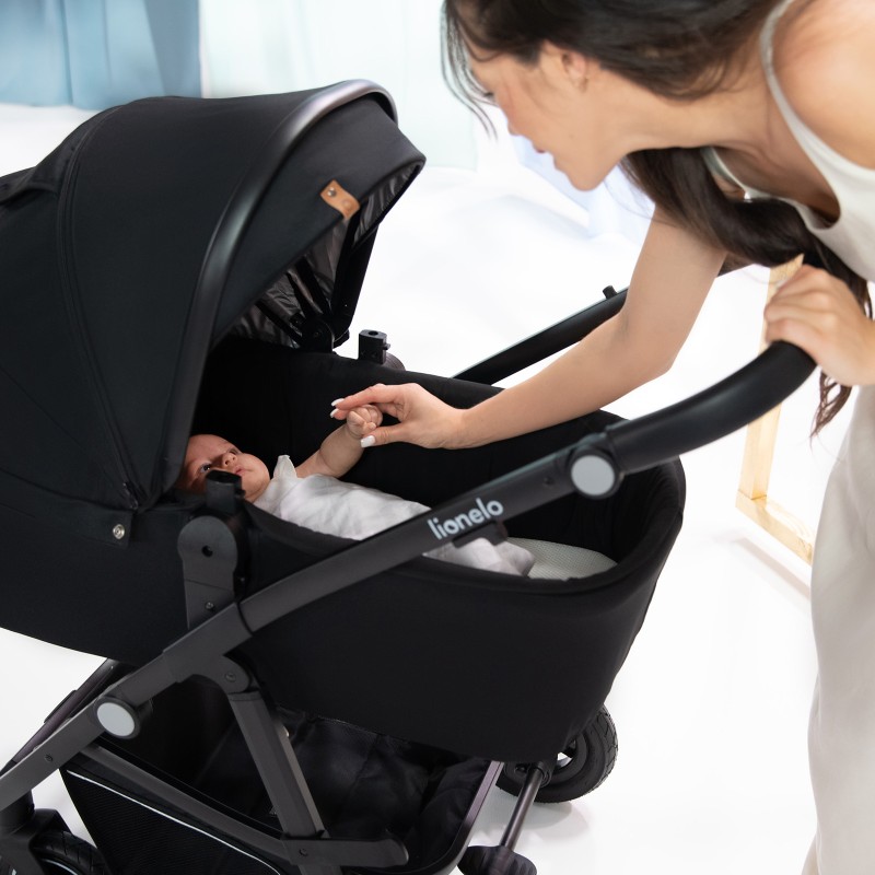 Lionelo Bianka 3en1 Beige Sand — carrito multifuncional con silla de coche