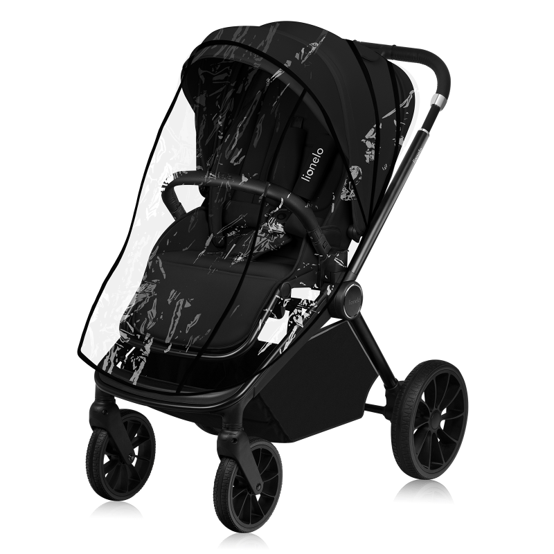 Lionelo Mika Plus 2en1 Black Onyx — Cochecito multifuncional