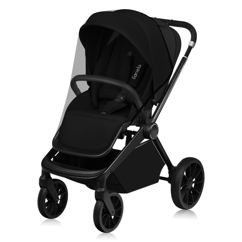 Lionelo Mika Plus 2en1 Black Onyx — Cochecito multifuncional