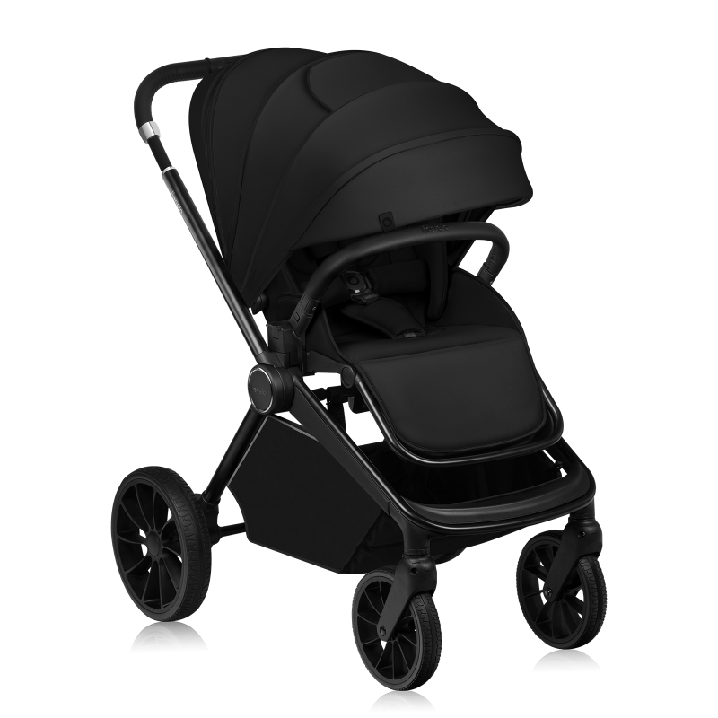 Lionelo Mika Plus 2en1 Black Onyx — Cochecito multifuncional