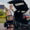 Lionelo Mika Plus 3en1 Black Onyx — carrito multifuncional con silla de coche