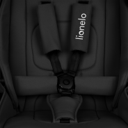 Lionelo Mika Plus 3en1 Black Onyx — carrito multifuncional con silla de coche