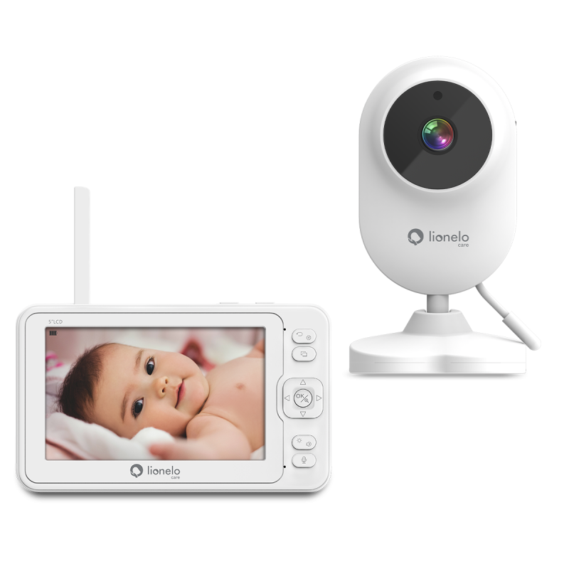 Lionelo Babyline 6.2 White — niania elektroniczna z kamerą