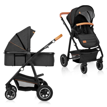 Lionelo Amber 2 en 1 Grey Graphite — cochecito multifuncional