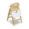 Lionelo Floris White Natural — silla de comer