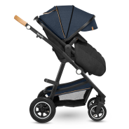 Lionelo Amber 3en1 Blue Navy — Cochecito multifuncional