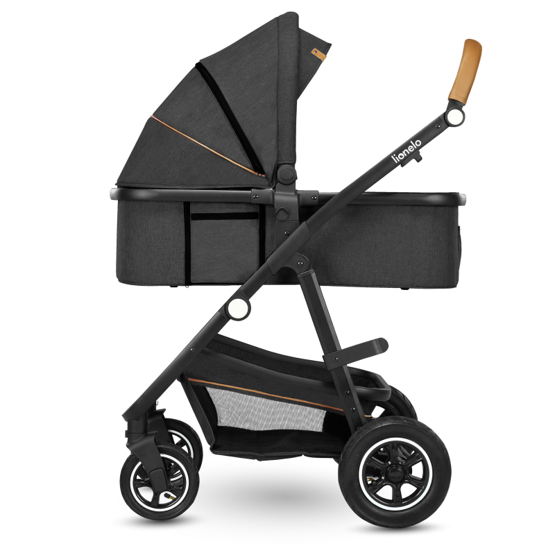 Lionelo Amber 3en1 Grey Graphite — Cochecito multifuncional