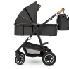 Lionelo Amber 3 w 1 Grey Graphite — carrito multifuncional con silla de coche