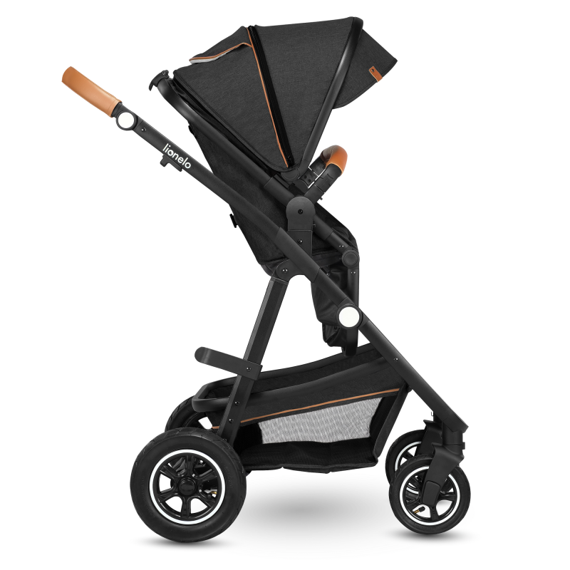 Lionelo Amber 3en1 Grey Graphite — Cochecito multifuncional