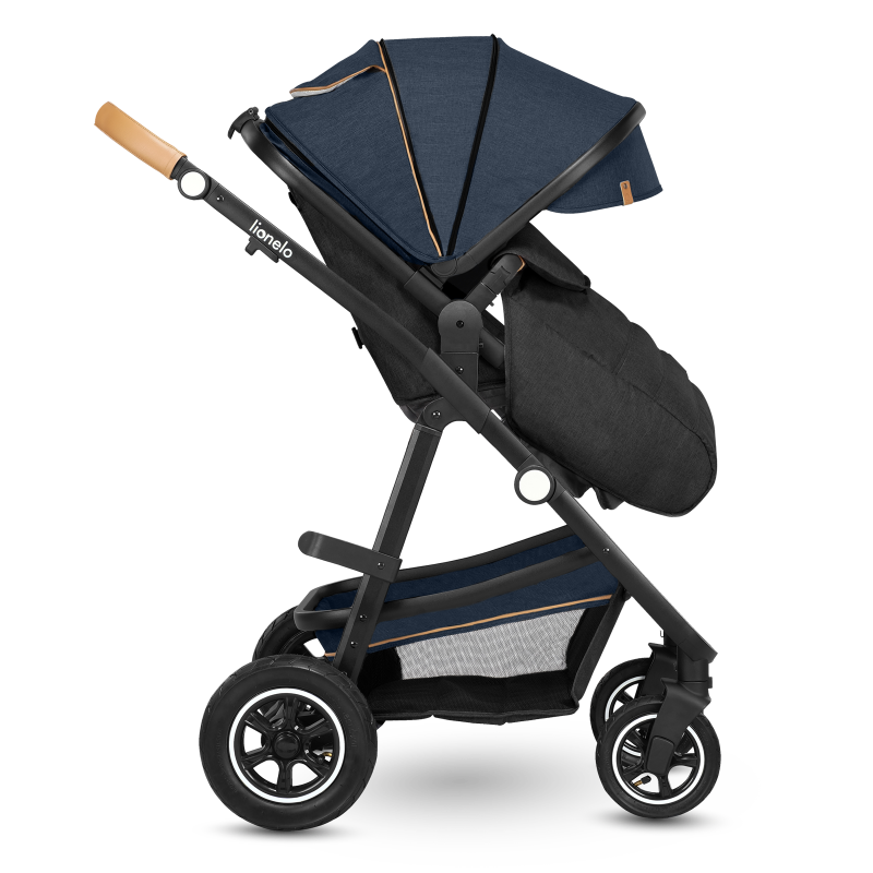 Lionelo Amber 2 en 1 Blue Navy — cochecito multifuncional