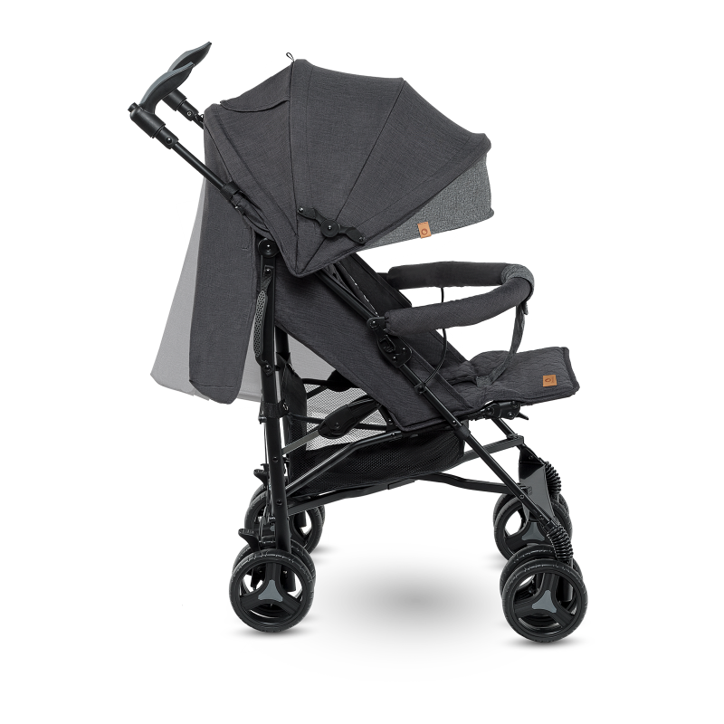 Lionelo Irma Black/Dark Grey — silla de paseo