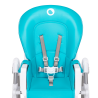 Lionelo Linn Plus Turquoise — silla de comer