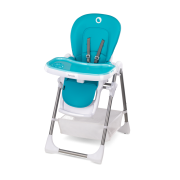 Lionelo Linn Plus Turquoise — silla de comer