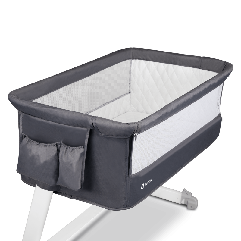 Lionelo Theo Dark Grey — cuna colecho