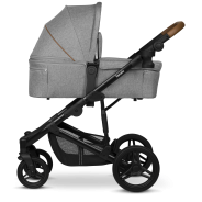 Lionelo Mari Tour 2en1 Grey Stone — carrito multifuncional