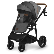 Lionelo Mari Tour 2en1 Grey Stone — carrito multifuncional