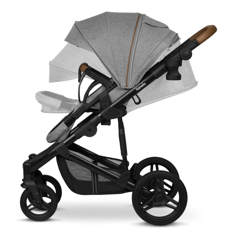 Lionelo Mari Tour 2en1 Grey Stone — carrito multifuncional