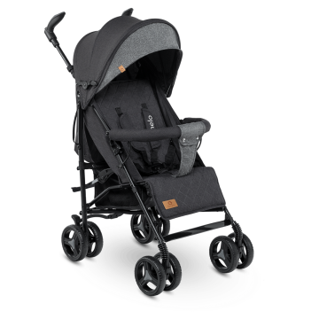 Lionelo Irma Black/Dark Grey — silla de paseo