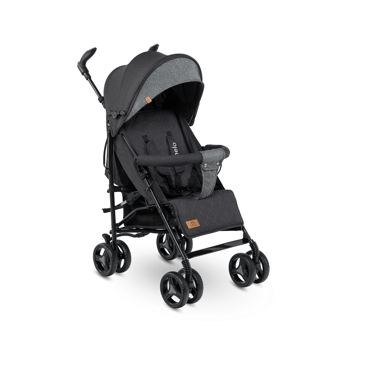 Lionelo Irma Black/Dark Grey — silla de paseo