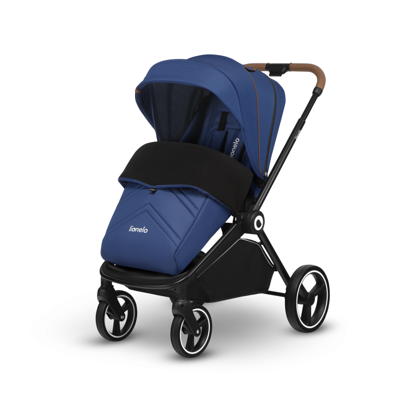 Lionelo Mika 2 es 1 Blue Navy — carrito multifuncional