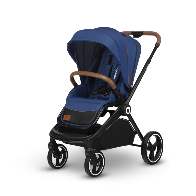 Lionelo Mika 2 es 1 Blue Navy — carrito multifuncional