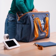 Lionelo Ida Blue Denim — bolso para carrito