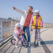 Lionelo Bart Air Pink Violet — bicicleta de equilibrio