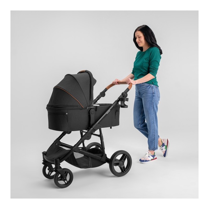 Lionelo Mari Tour 2en1 Black Onyx — carrito multifuncional