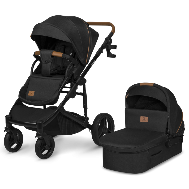 Lionelo Mari Tour 2en1 Black Onyx — carrito multifuncional