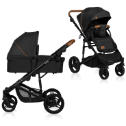 Lionelo Mari Tour 2en1 Black Onyx — carrito multifuncional