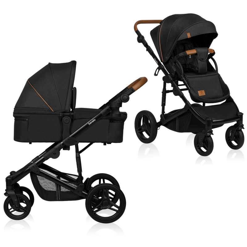 Lionelo Mari Tour 2en1 Black Onyx — carrito multifuncional