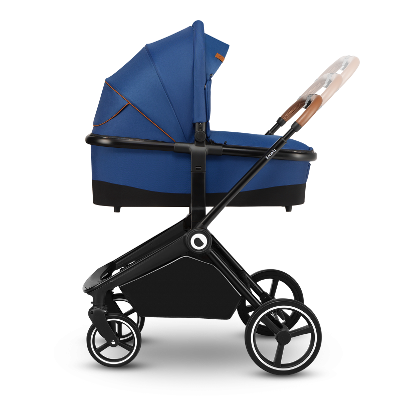 Lionelo Mika 2 es 1 Blue Navy — carrito multifuncional