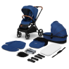 Lionelo Mika 2 es 1 Blue Navy — carrito multifuncional