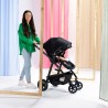 Lionelo Bianka 3en1 Black Onyx —  carrito multifuncional con silla de coche