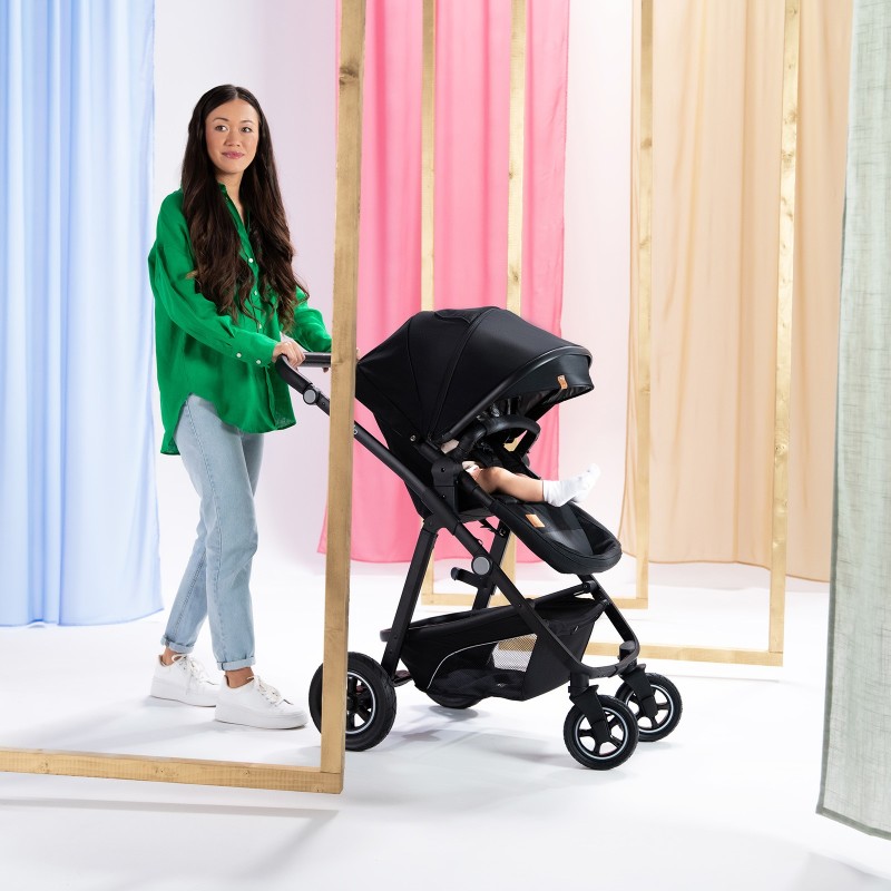 Lionelo Bianka 3en1 Grey Stone — carrito multifuncional con silla de coche