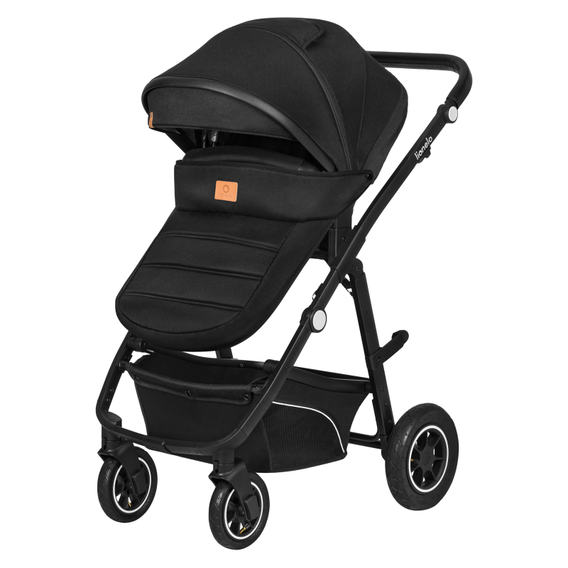 Lionelo Bianka 3en1 Black Onyx —  carrito multifuncional con silla de coche