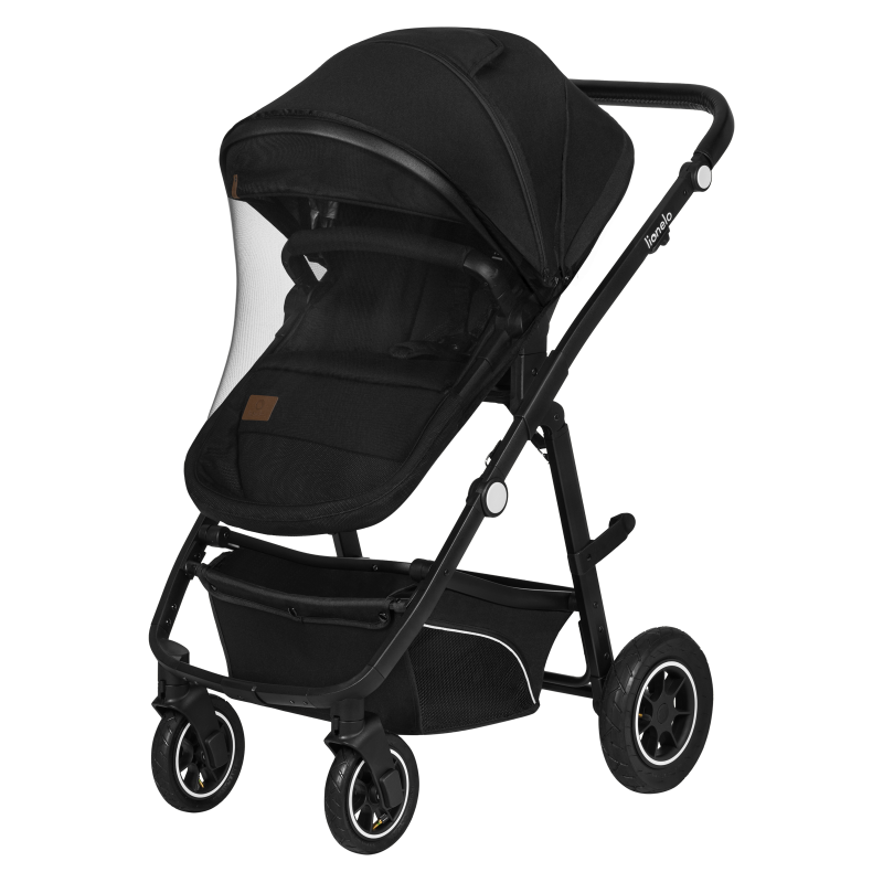 Lionelo Bianka 3en1 Black Onyx —  carrito multifuncional con silla de coche